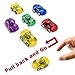 UNGLINGA Pre Filled Easter Eggs with Toys Inside Plastic Surprise Egg Hut Easter Basket Stuffers for Boys Girls - Pull Back Cars, Eyes Finger Puppet, Light Up Ring, Bead Bracelets
