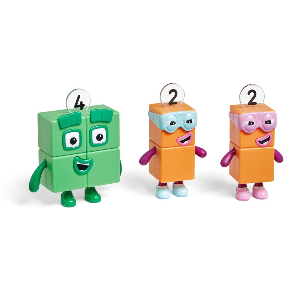 Learning Resources Numberblocks Four & Terrible Twos, Ages 3+, TV Inspired Collectible Figures for Maths Play, Display & Storytelling Fun, Gifts For Kids