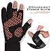 KastKing Mountain Mist Fishing Gloves – Cold Winter Weather Fishing Gloves – Fishing Gloves for Men and Women – Ideal as Ice Fishing, Photography, or Hunting Gloves(Blackout, Small)