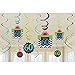 60th Celebration Value Pack Swirl Decorations, Party Favor