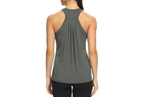 Bestisun Workout Tops for Women Loose fit Racerback Tank Tops Yoga Running Shirts Dance Tops