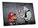 Pingo World BSY1130 Banksy Super Mario Bros Canvas Wall Art, 20