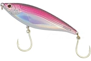 Nomad Design Madscad 90 Slow Sinking SW Twitchbait - Ideal for Snook, Striped Bass - BKK Diablo 5X Singles 1/0 Hooks, 3 1/2 inch - 3/4 oz