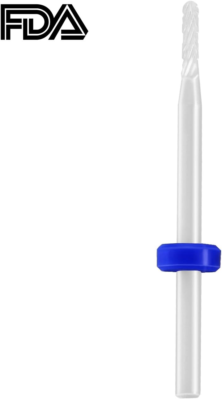 WILSON Ceramic Nail Drill Bit for Professional Manicure Pedicure and Nail File, Under Nail Cleaner, Medium