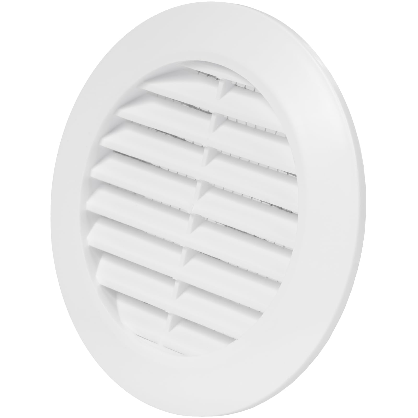 Vent Systems 70 mm / 2.75" Inch - White Door Air Register - Ventilation Grille - Indoor Vent Grates - Bathroom, Cabinet, Garage Through The Door Vent Cover — image 1