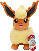 Pokémon Flareon Plush 8-Inch Officially Licensed Toy