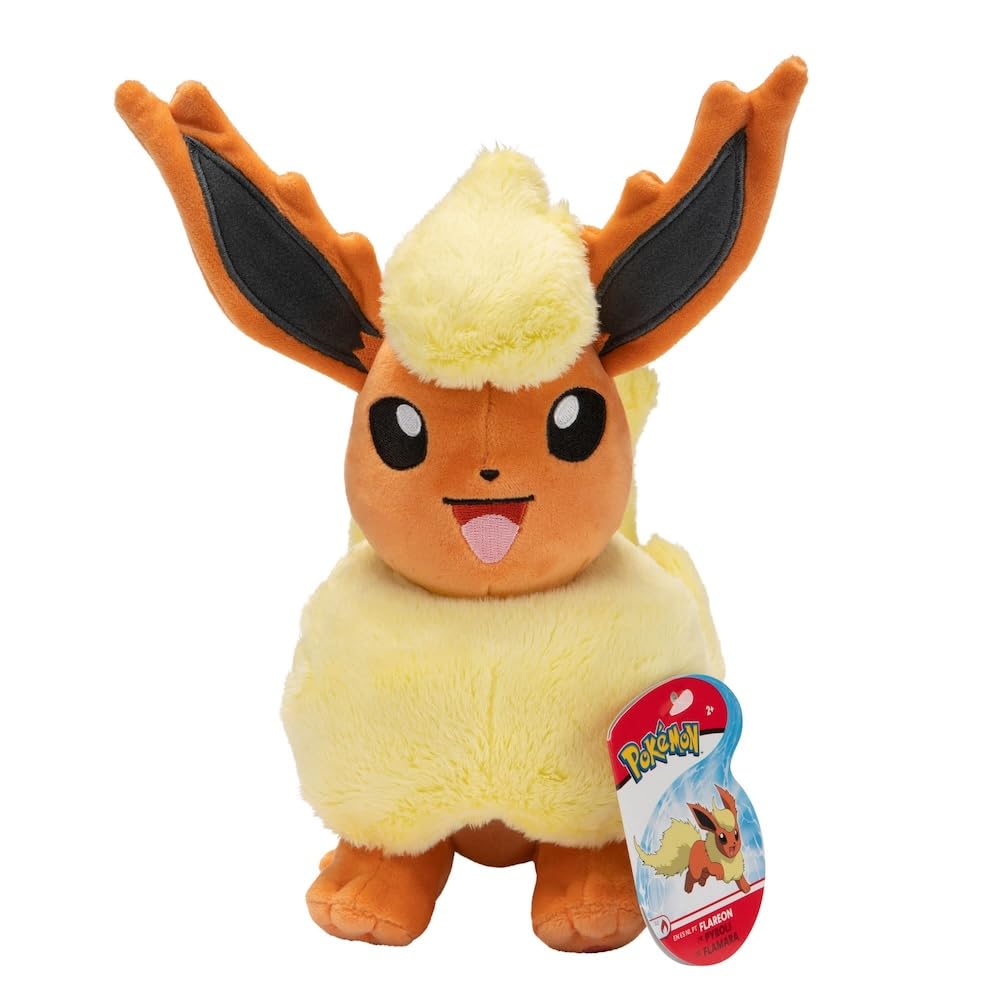 Pokémon Flareon Plush - 8-Inch Plush - Authentic Details - Toys for Kids