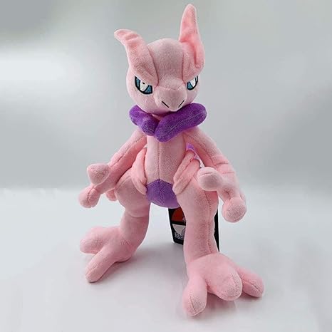 Amazon Co Jp Nc ピンクの30cmミュウツーぬいぐるみかわいいアニメフィギュア人形綿ぬいぐるみ子供の誕生日のための柔らかい人形の枕 ホーム キッチン