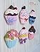 GIFTME 5 Cute Kitchen Fridge Magnets Set of 6 Cupcake Designs-Perfect For Home, School, Classroom and Office Magnets, Magnets for Refrigerator Dry Erase Board and Whiteboard Magnets with Gift Boxs…
