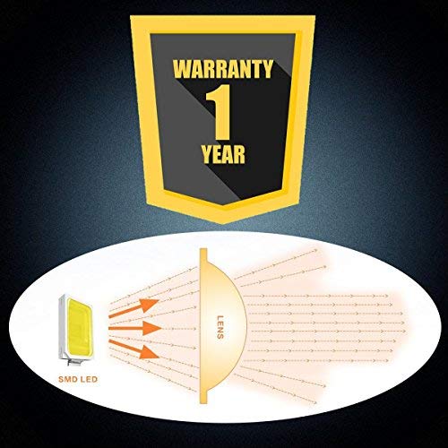 NAKOBO [2 peices] P21W Super Bright Turn Signal Light BA15S 1156 COB Car LED Bulb Tail Light Back Up Reverse Rv lights