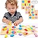 Lewo Wooden Geometric Chunky Shape Puzzles Sorting Game Early Development Educational Toys Pack of 3