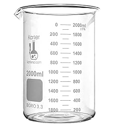 2000ml Beaker, Low Form Griffin, Borosilicate 3.3