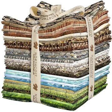 Naturescapes Precuts 40 Fat Quarters Northcott Cotton Fabric