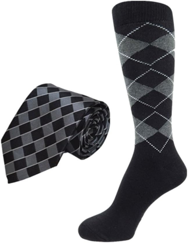 brand Groomsmen Men's Dress Socks & Necktie Set
