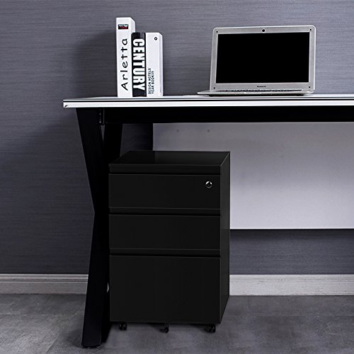 Stockpile 3-Drawer File Cabinet (White)