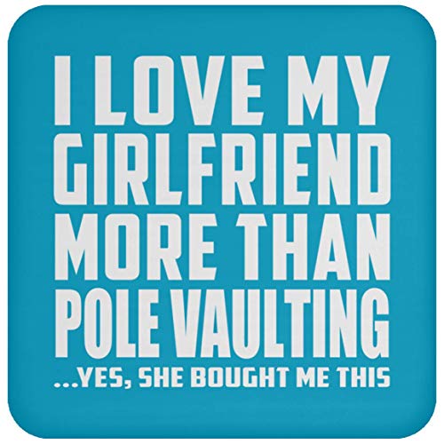 image for Designsify I Love My Girlfriend More Than Pole Vaulting - Drink Coaste