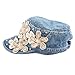 Yimidear Female UV Sun Hat Cowboy Hat Lady Summer Outdoor Sports Visor Cap Women Baseball Cap Peaked Cap (Deep Blue)