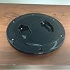 MARINE-BOAT-BLACK-PLASTIC-DECK-PLATE-4D-WATERPROOF-INSPECTION-BAYONET-TYPE