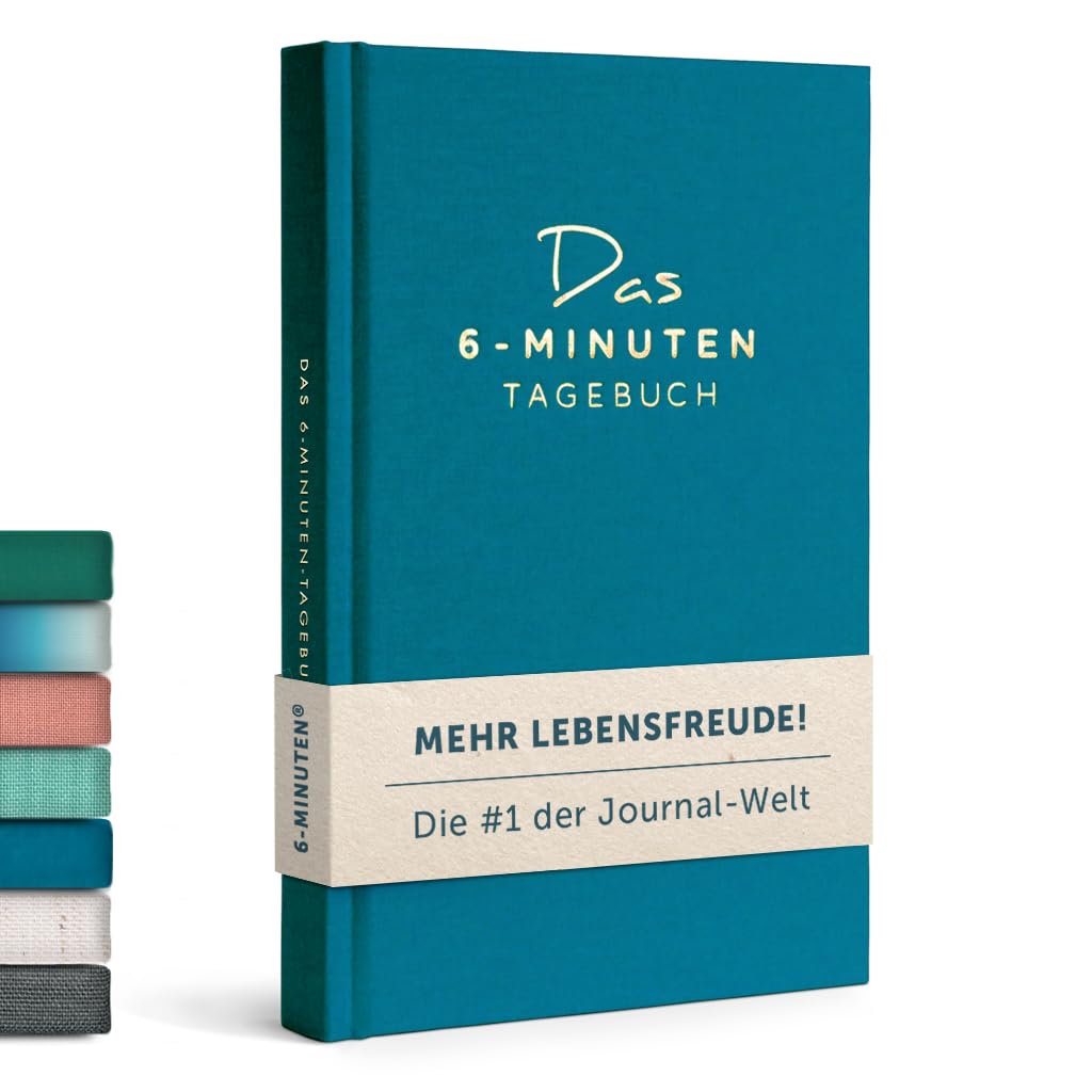 6-Minute Diary – 3-Million-Copy Bestseller Gratitude Journal for Women & Men – Guided Mental Health Journal Based on Positive Psychology – Daily Manifestation Journal for Self-Care & Mindfulness