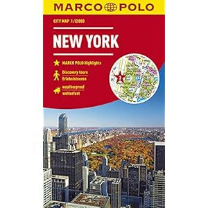 MARCO POLO Cityplan New York 1:12 000 Landkaart – Gevouwen Kaart, 1 januari 2019