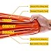 Mezonn Emergency Tent with Survival Whistle & Paracord - Ultralight 2 Person Tube Tent Waterproof Survival Shelter - Use as Emergency Blankets Survival Tent, Survival Gear for Outdoor, Hiking, Camping