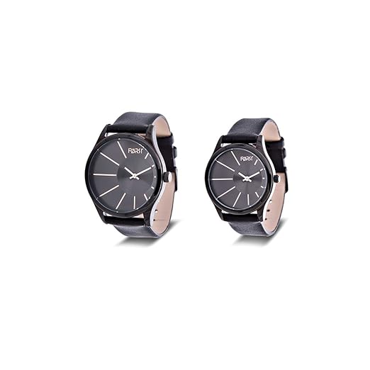 Buy Forst Leather Strap Couple Watch Set At Amazon In