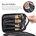 Lifewit Travel Makeup Case, Makeup Bag, Cosmetic Organizer, Portable 2-Decker Makeup Pouch and Holder, Premium Makeup Storage Bag Mother's Day Gift, Black