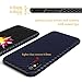 iPhone X Case,Luxury Silicone Slim Carbon Fiber Protective Shockproof Flexible TPU Bumper Full Body Thin Hybrid Drop Protection Anti-Slip Scratch Resistant Cover Cases Armor Apple iPhone X, Blue