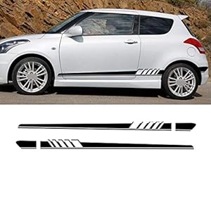 Voor Suzuki Swift SX4, 2 Stuks   Auto Side Streep Sticker Vinyl Film Auto Tuning Accessoires