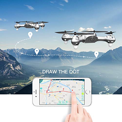 Lefant GPS RC Drone Quadcopter with FPV 720P Camera Live Video for Beginners RTF Remote Control Helicopter with GPS Return Home, Follow Me, Altitude Hold, Headless Mode, 18 Mins Long Fly Time