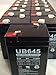 Universal UB645- UB645 / D5733 Sealed Lead Acid Battery 6V / 4.5 AH - 15 Pack