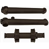 Alta Chromoly Bicycle Crank Set 175mm American Sealed Bottom Bracket 8 Splines, Multiple Colors.