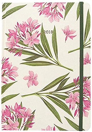 MANTTANG - Flower 2018 Diary New Year Planner Monthly Weekly Scheduler Personal Organizer