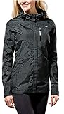 Paradox Waterproof & Breathable Women's Rain Jacket (Medium, Black Dots)