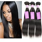 Beauty Youth Brazilian Straight Virgin Hair 3 Bundles Brazilian Straight 7A Unprocessed Virgin Hair Human Hair Bundles