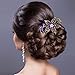 3 Pieces Women Hair Clips Hairpins Retro Vintage Metal French Barrette Jewelry (Style A)