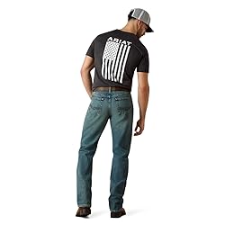ARIAT Men's M2 Relaxed Fit Jean, Granite, 34x36