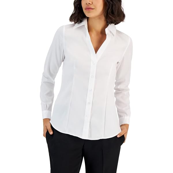 Amazon.com: Jones New York Women's Long Sleeve Easy Care Striped Button  Down Shirt : Clothing, Shoes & Jewelry