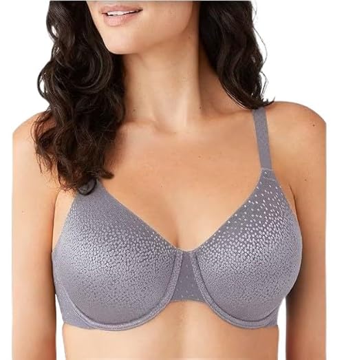 Wacoal Womens Back Appeal Underwire Full Coverage Bra, Minimal Gray, 40G US