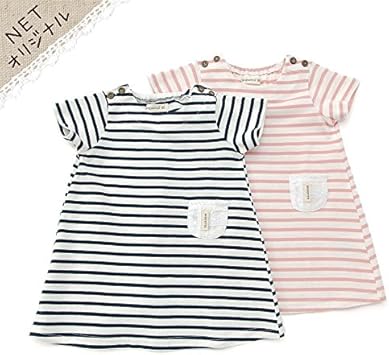 Amazon Co Jp Biquette ビケット ワンピース 80 130cm キムラタンの子供服 171b ネイビーブルー 110 ベビー マタニティ
