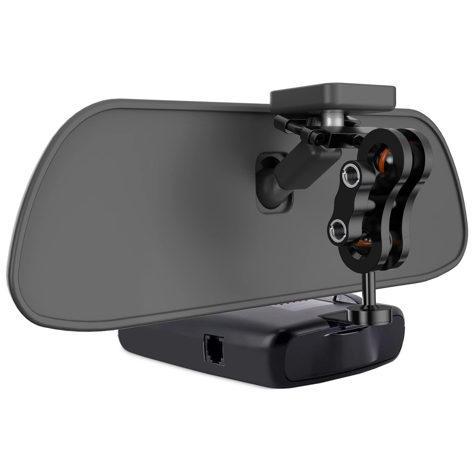 Radar Detector Mount,Aluminum Rearview Mirror Rod Radar Bracket,for Escort / Beltronics Vector / Rocky Mountain Phantom-T Radar
