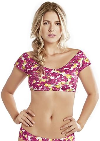 Sea Reinas Womens Saint Peter Top, Shoulder Coverage, Island Bikini Bottom (Large, Top)