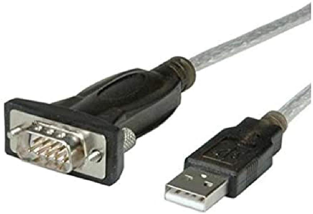 Nilox Nx080500107 - Cable Interface/Gender Adapters (Serial Db9, Usb 2.0 A, Black, Grey, Male/Male)