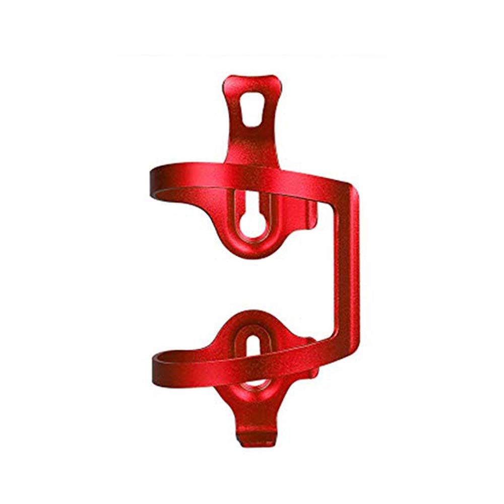 VOANZO Bicycle Bottle Cage, Aluminum One Piece Mountain Bike Cup Holder, Cycling Bicycle Accessories (red)