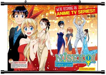 Amazon Com Nisekoi Anime Fabric Wall Scroll Poster 32 X 24 Amazon Com Nisekoi Anime Fabric Wall Scroll Poster 32 X 24