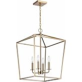 Nuvo Emma - 4 Light Small Pendant-24.13 Inches Tall and 17 Inches Wide-Matte Black Finish -Traditional Installation