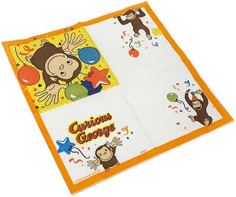 おさるのジョージ ペーパーナプキン 16枚入り S キュリアスジョージ Curious George 紙ナプキン 誕生会 誕生日 パーティー テーブル コーディネート 装飾 デコレーション かわいい キャラクター グッズ 即日 翌日発送 B07dj7d1ld 495円 大人気 New