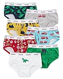 Carter's Boys' 7 Pack Dinosaur And Firetruck Underwear 2T/3T