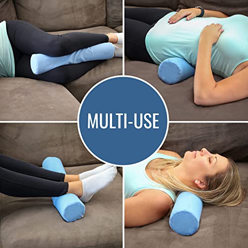 DMI Lightweight Comfort Foam Neck Roll Leg Rest Back Support Pillow for