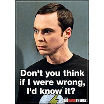Ata-Boy The Big Bang Theory Sheldon 'If I were Wrong' 2.5